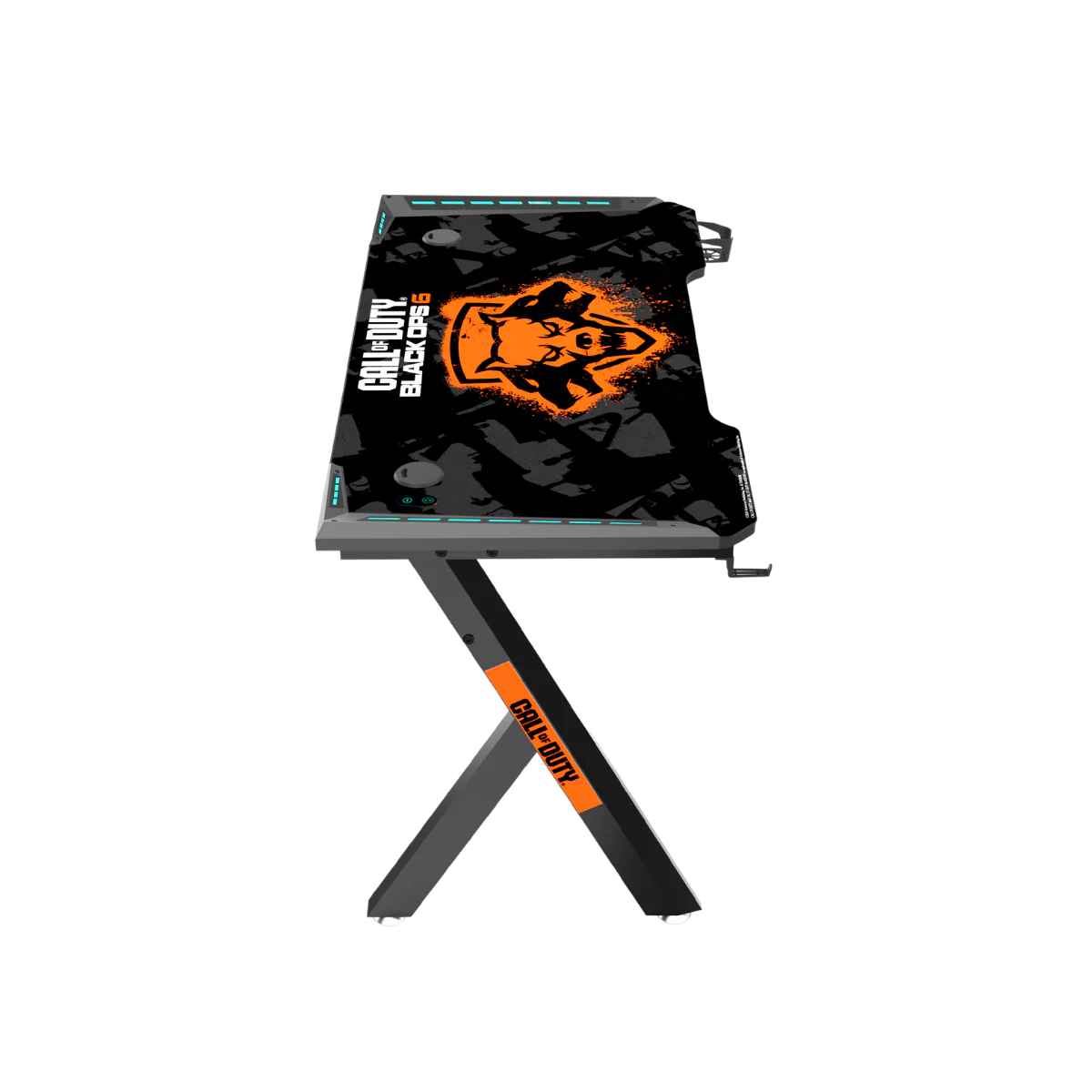 Gameon Call of duty HAWSKBILL BLKOPS6 RGB Flowing Gaming Desk