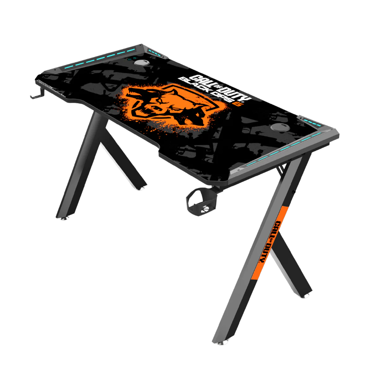 Gameon Call of duty HAWSKBILL BLKOPS6 RGB Flowing Gaming Desk
