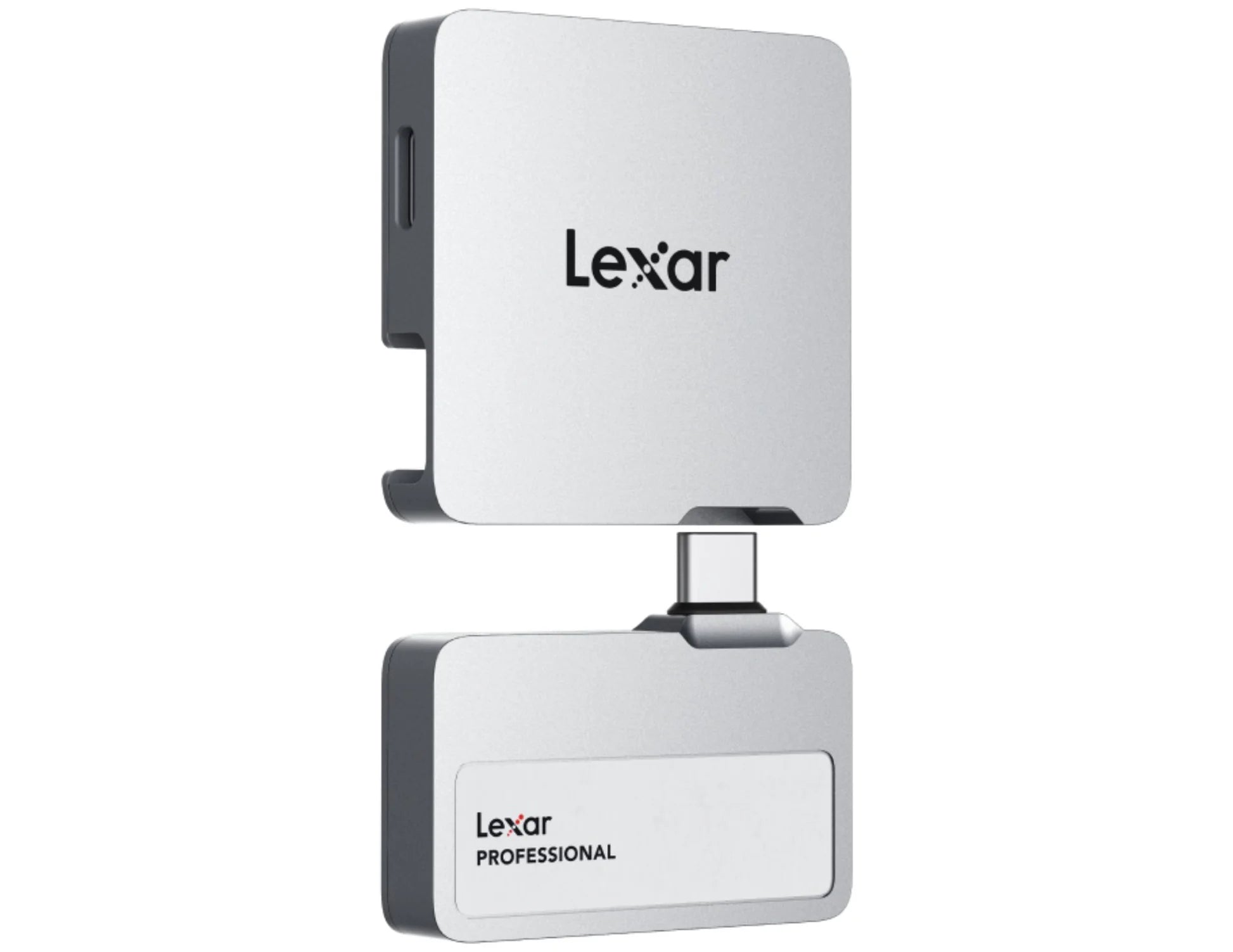 Lexar Professional Go Portable 2TB SSD | Up to 1050MB/s | USB 3.2 Gen 2 | LSL400S002T-RNSNG - Silver