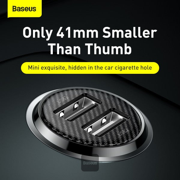 Baseus Grain Pro Car Charger (Dual USB)
