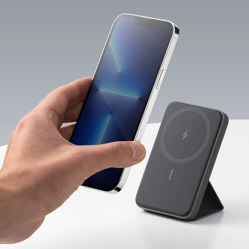 Anker 622 MagGo Magnetic 5000 mAh Power Bank with Built-In Stand Black - A1611H11