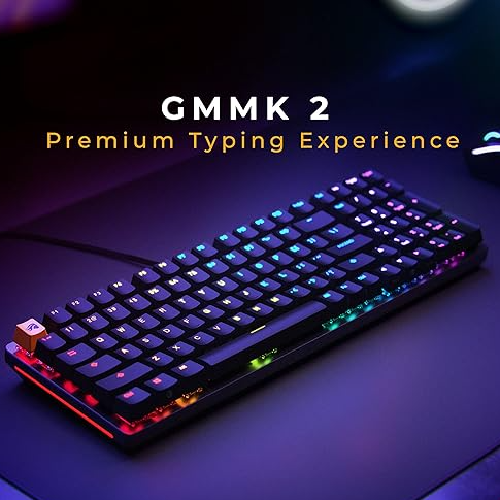 Glorious GMMK 2 rebuilt Black Mechanical Keyboard GLO-GMMK2-96-FOX-B-A Arabic