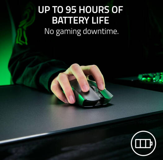 Razer Viper V3 Pro Ultra-Lightweight Wireless Symmetrical E-Sports Mouse -Black