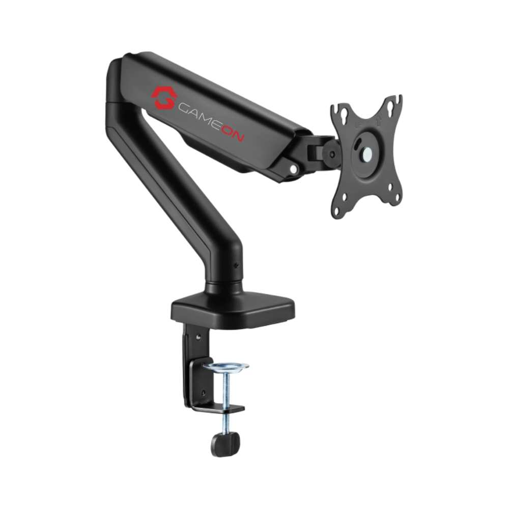GAMEON GO-5336 Single Monitor Arm, Stand And Mount For Gaming And Office Use, 17
