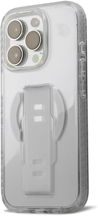 Grip2U Slim iPhone 16 Pro Magsafe Grip Case - Clear