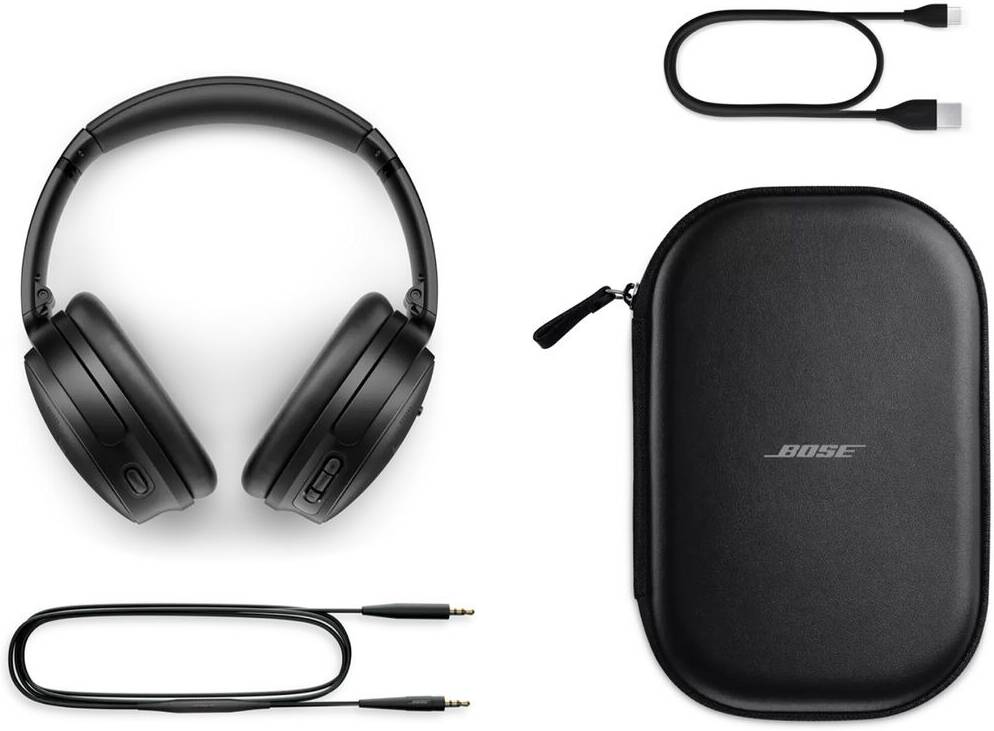 Bose QuietComfort Wireless Bluetooth Over-Ear Headphones-Black