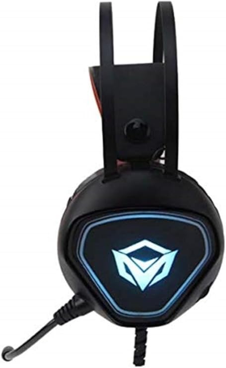 Meetion Backlit Gaming Headset with Mic for Computer PC/Laptop/PS4/Xbox One/Mobile/Tablet - Black-HP020