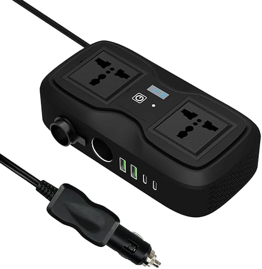 Green Lion GC-233 Power Inverter - Black