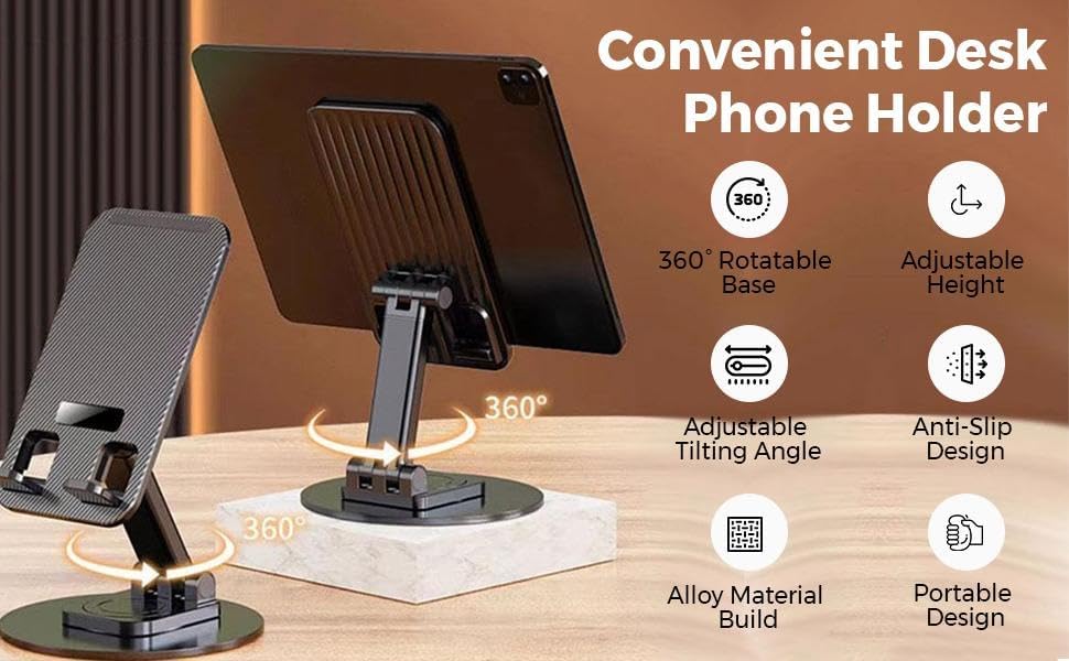 Folding Lifting Bracket 360° Rotation, Mobile Stand Holder
