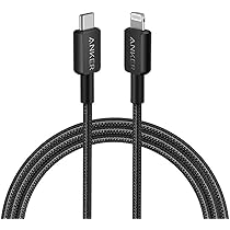 Anker 322 USB-C to Lightning 10ft Braided Cable A81B7H11 - Black