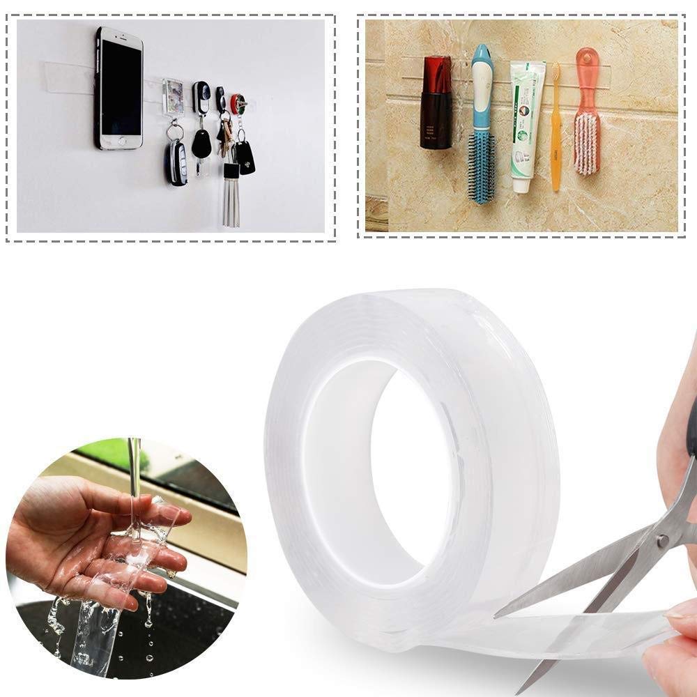 Fusion Luke Double Sided Reusable Adhesive Silicone Tape - 2m