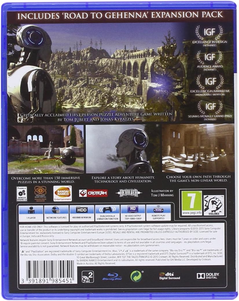 The Talos Principle (Deluxe Edition) - PS4