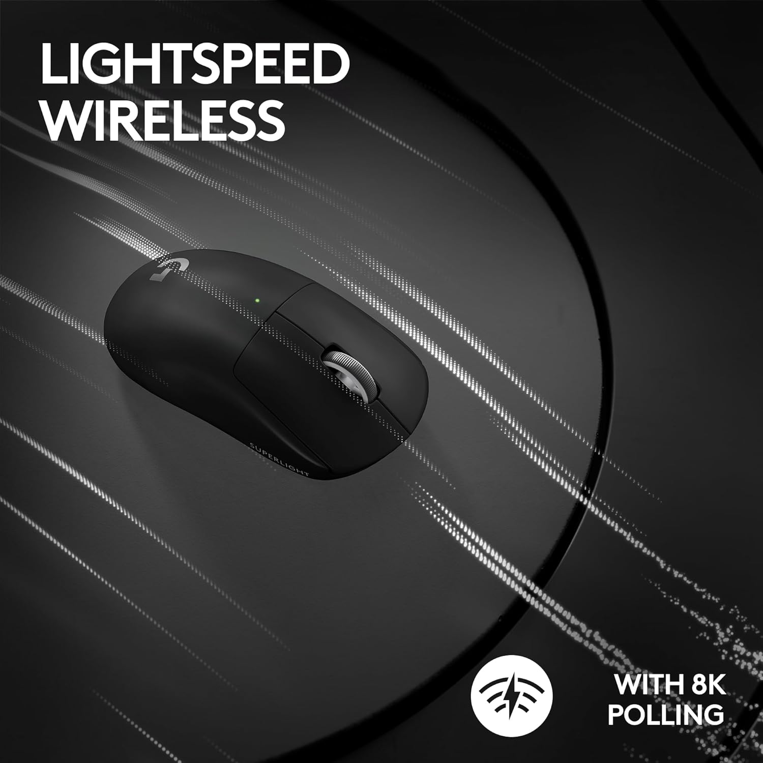 Logitech G PRO X SUPERLIGHT 2 LIGHTSPEED Wireless Gaming Mouse-Black