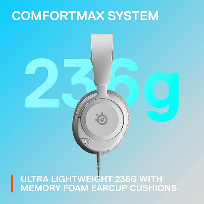 SteelSeries Arctis Nova 1P Multi-System Gaming Headset- White