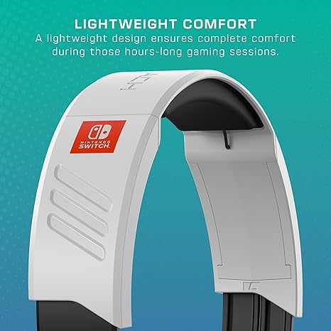 Turtle Beach Recon 70 Wired Gaming Headset Officially Licensed for Nintendo Switch-White