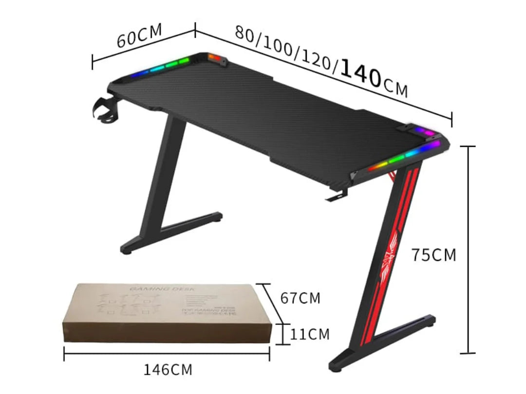 E-Sport 140CM Gaming Table - ZDL3-1400
