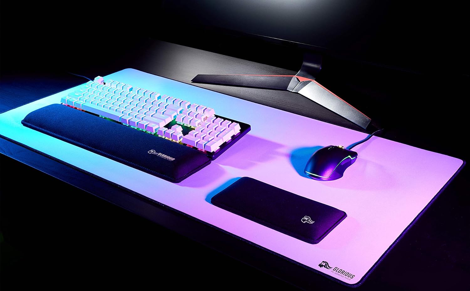 Glorious 3XL Extended Gaming Mouse Mat/Pad White -GW-3XL