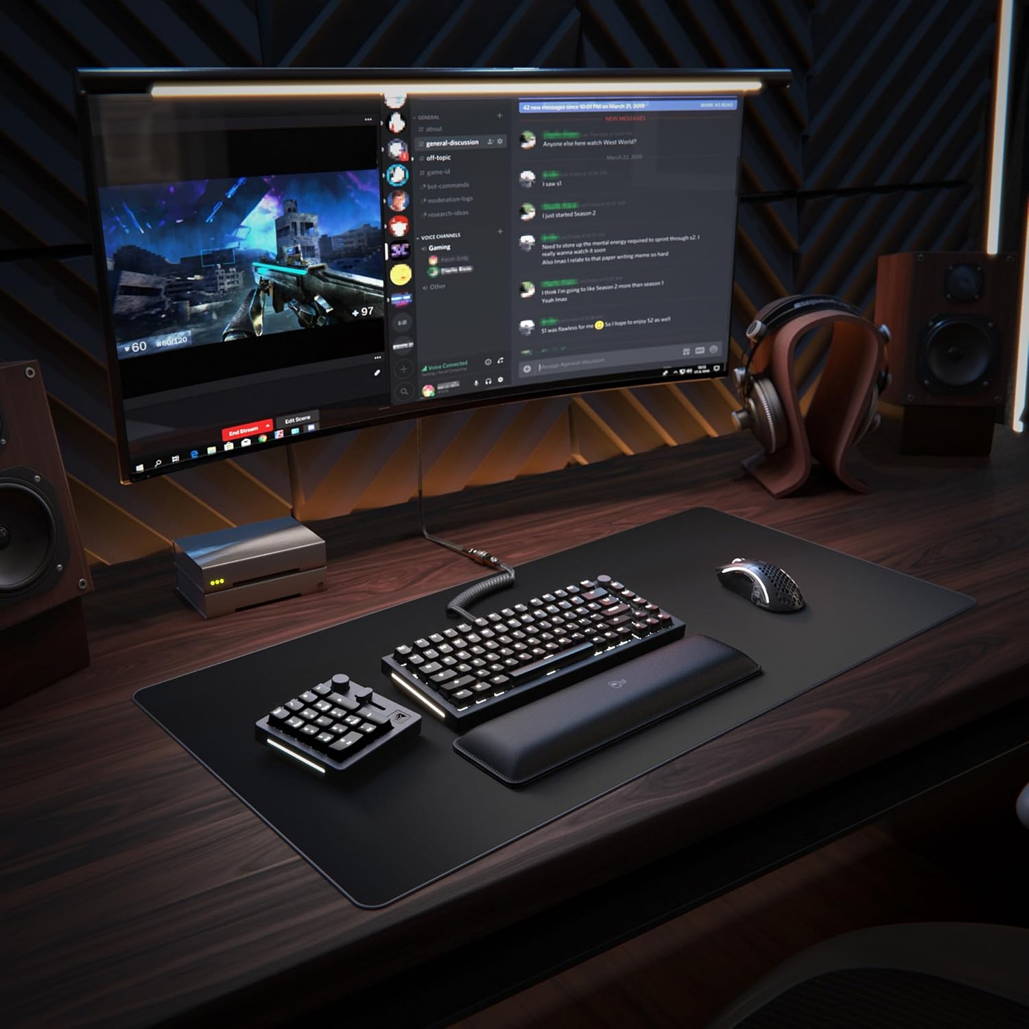 Glorious Gaming GMMK Macro Numpad - Wired or Bluetooth-Wireless, Premium Aluminium Customisable-Black Slate