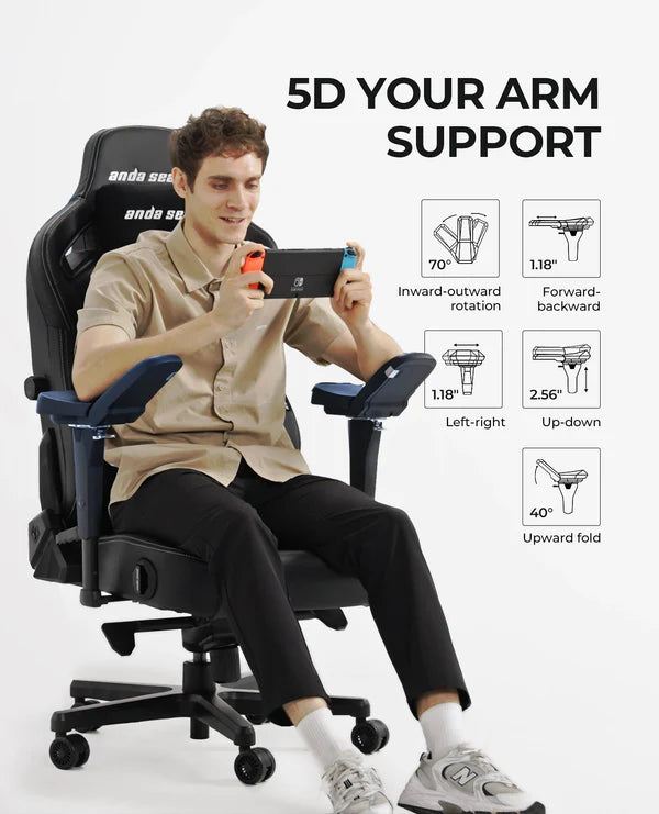 AndaSeat Kaiser 4 Series Premium Gaming Chair -Black