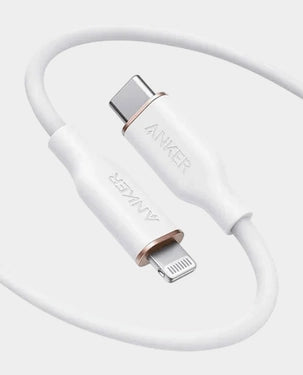 Anker Powerline III Flow USB-C with Lightning Connector 6ft A8663H21 - White