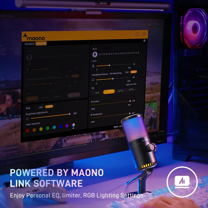 MAONO DM30RGB USB Gaming Microphone