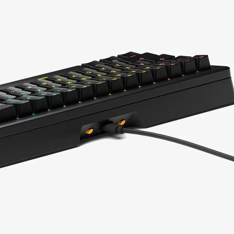 Glorious GMMK 3 65% Prebuilt Wired Keyboard GLO-KB-GMMK3-65-PB-FOX-W-BLK-AR-Black - Arabic