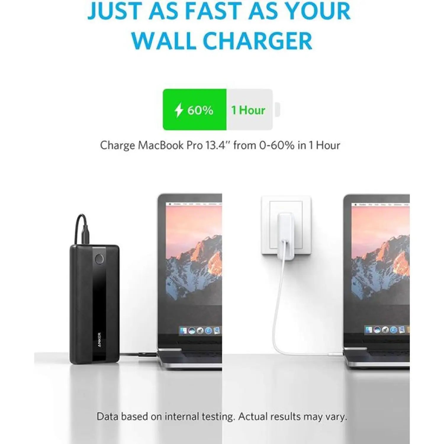 Anker Power Core III 19000mAh 60W Portable Laptop Charger with PD - A1284H11