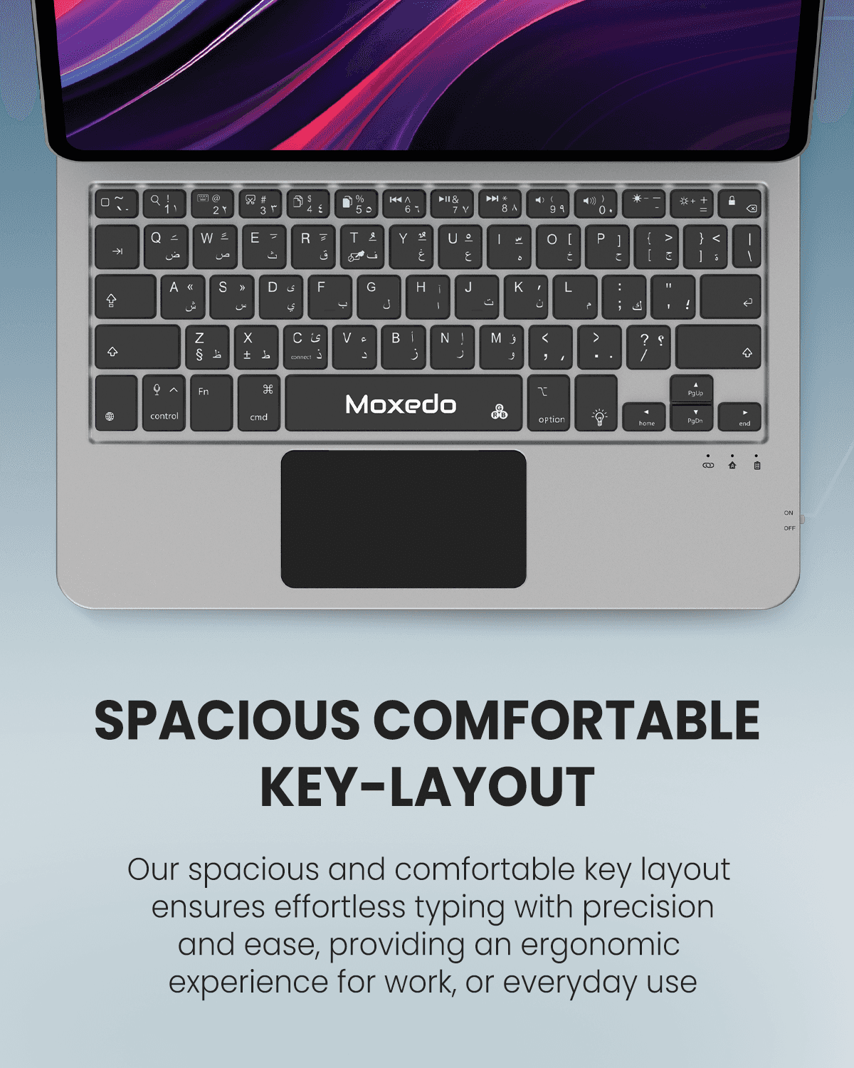 Moxedo iPad Magic Wireless Keyboard 10.9(2024) / iPad 11 Pro