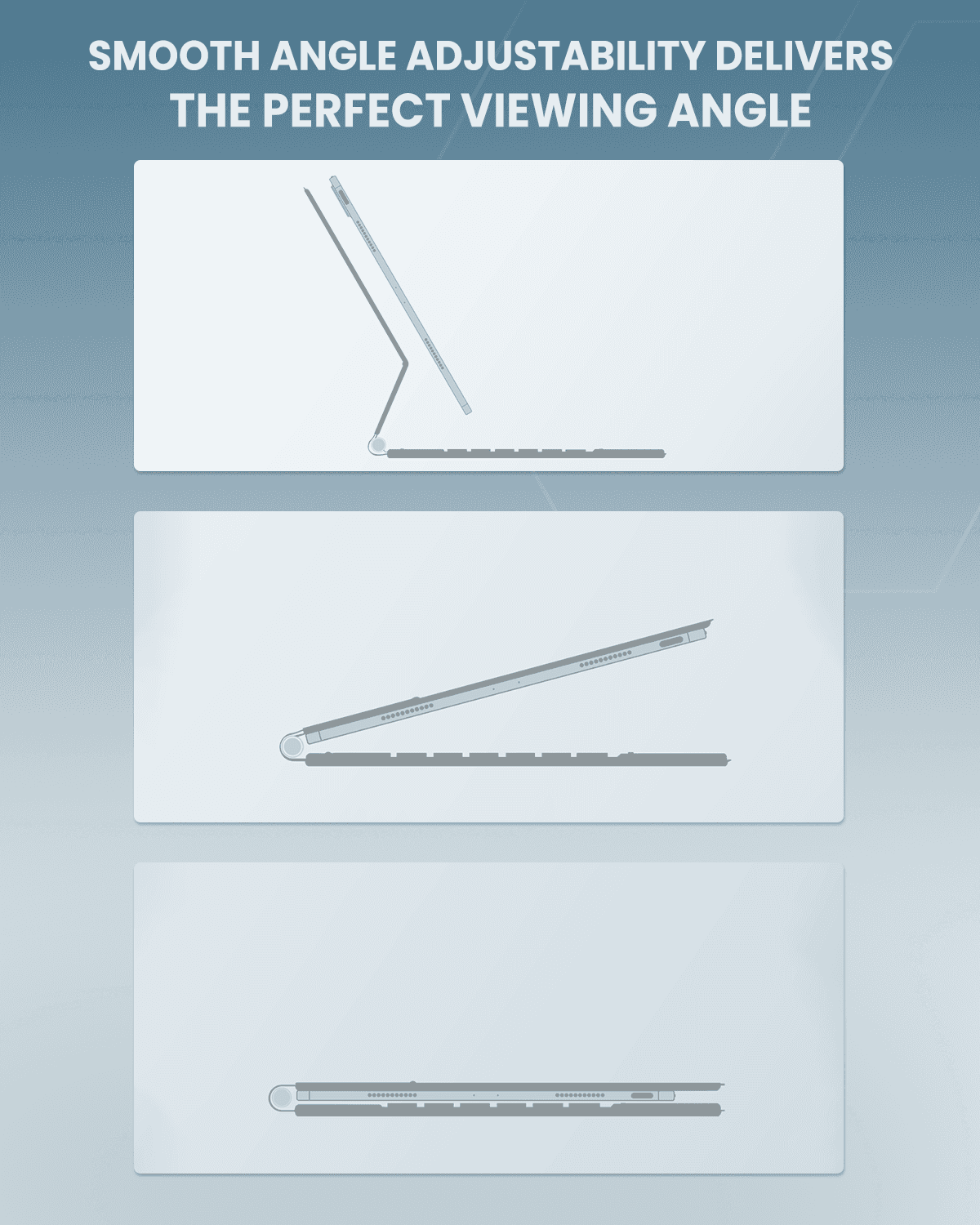 Moxedo iPad Magic Wireless Keyboard 10.9(2024) / iPad 11 Pro