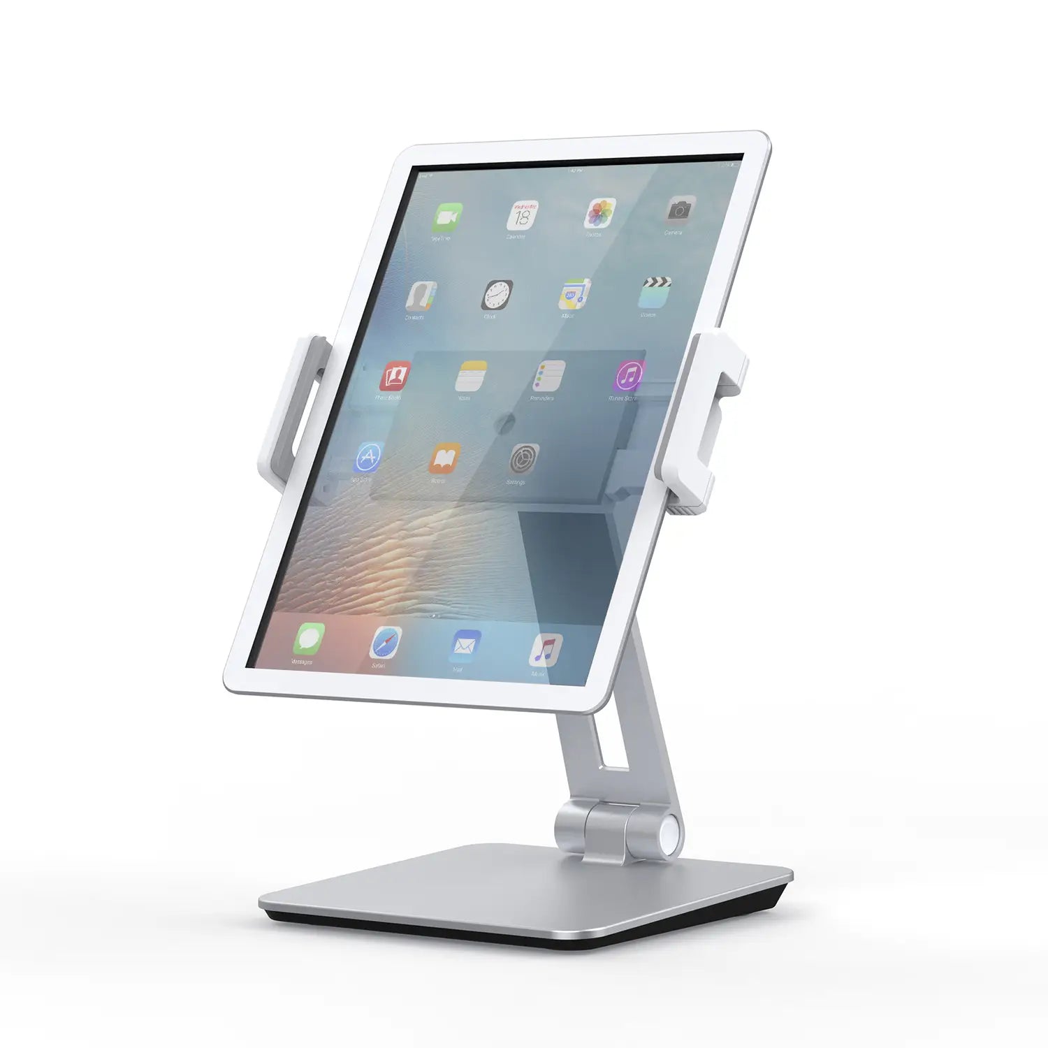 Upergo AP-7XN Aluminum Alloy Adjustable Phone And Tablet Stand - Silver