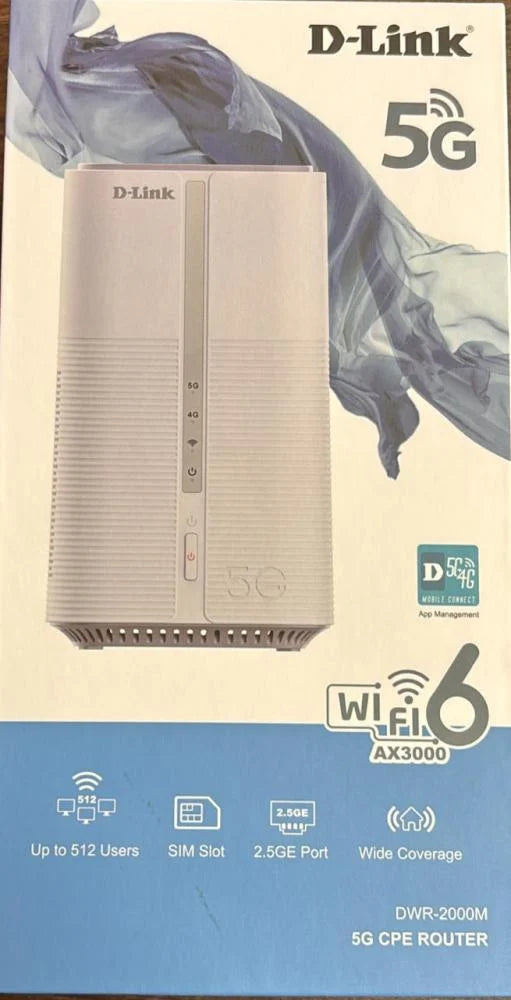 D-Link DWR-2000M 5G CPE Router WI fi 6 AX3000