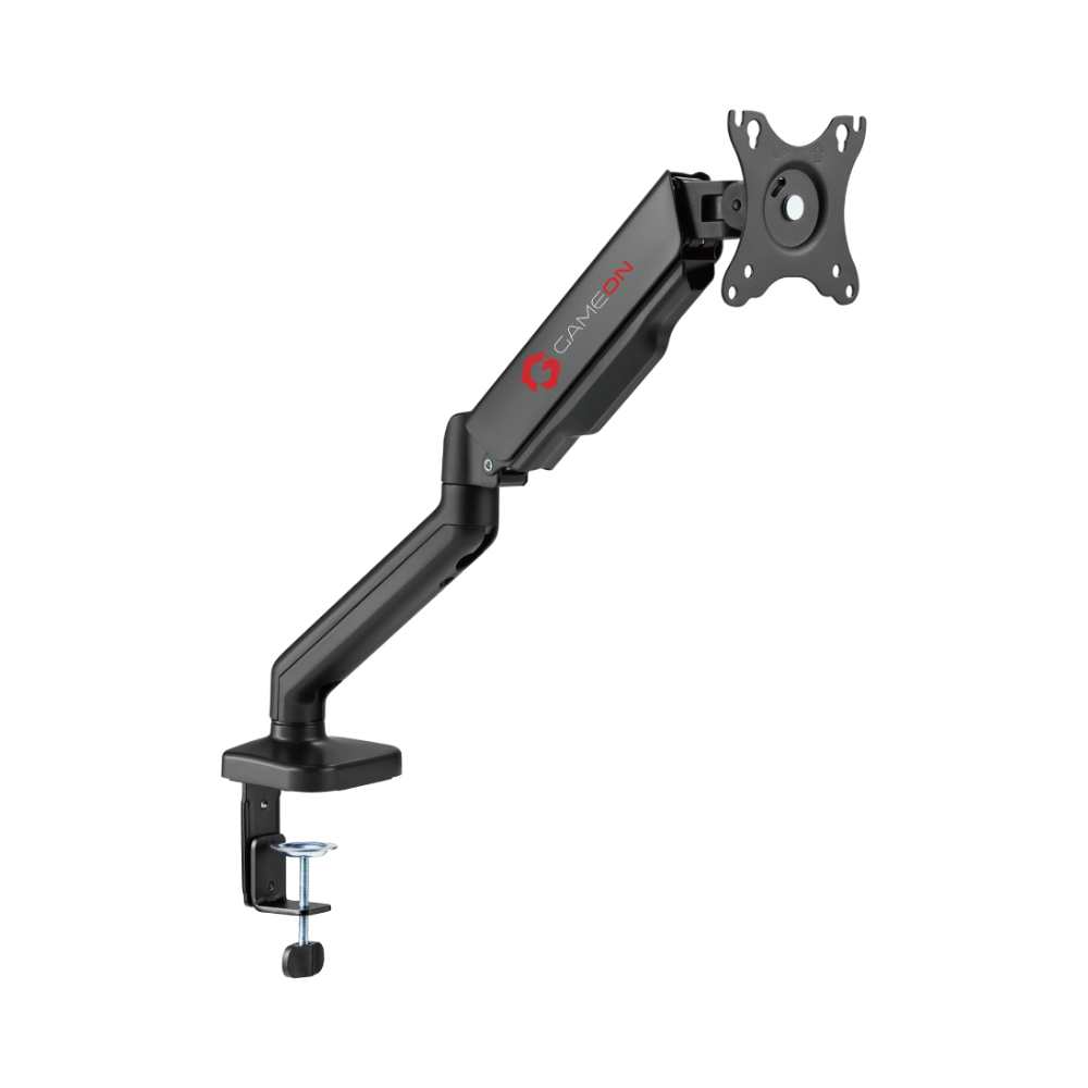GAMEON GO-5336 Single Monitor Arm, Stand And Mount For Gaming And Office Use, 17