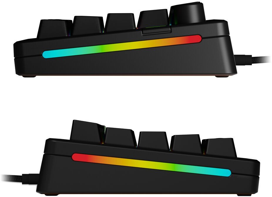 Glorious GMMK 3 75% Prebuilt Wired Mechanical Gaming Keyboard (GLO-KB-GMMK3-75-PB-FOX-W-BLK-AR)-Arabic-Black