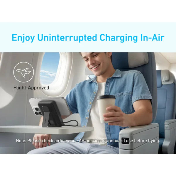 Anker Zolo 10000mAh 30W Magnetic Power Bank with USB C Cable A1685H21