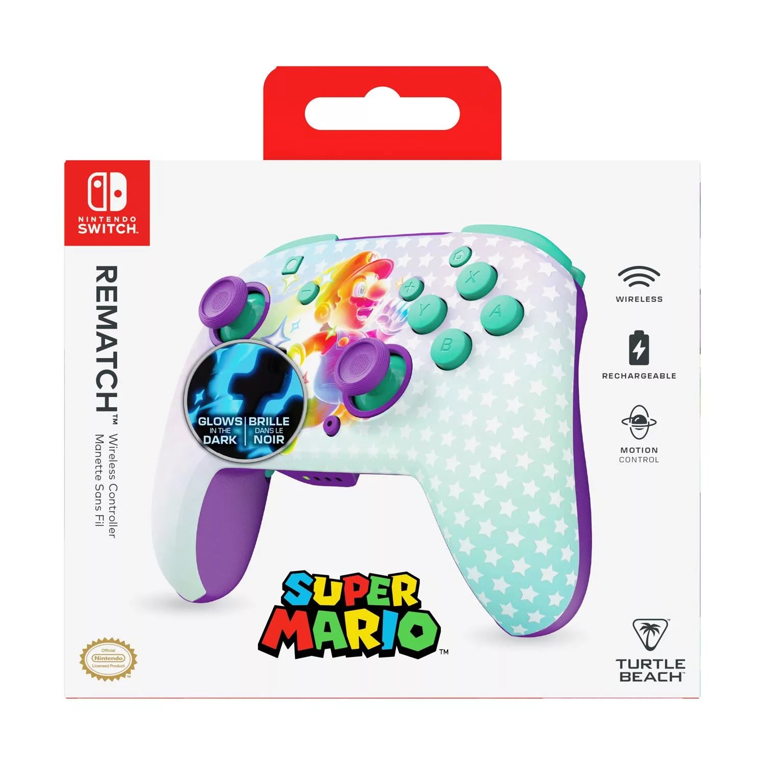 Turtle Beach Rematch Wireless Controller Super Mario-Nintendo Switch