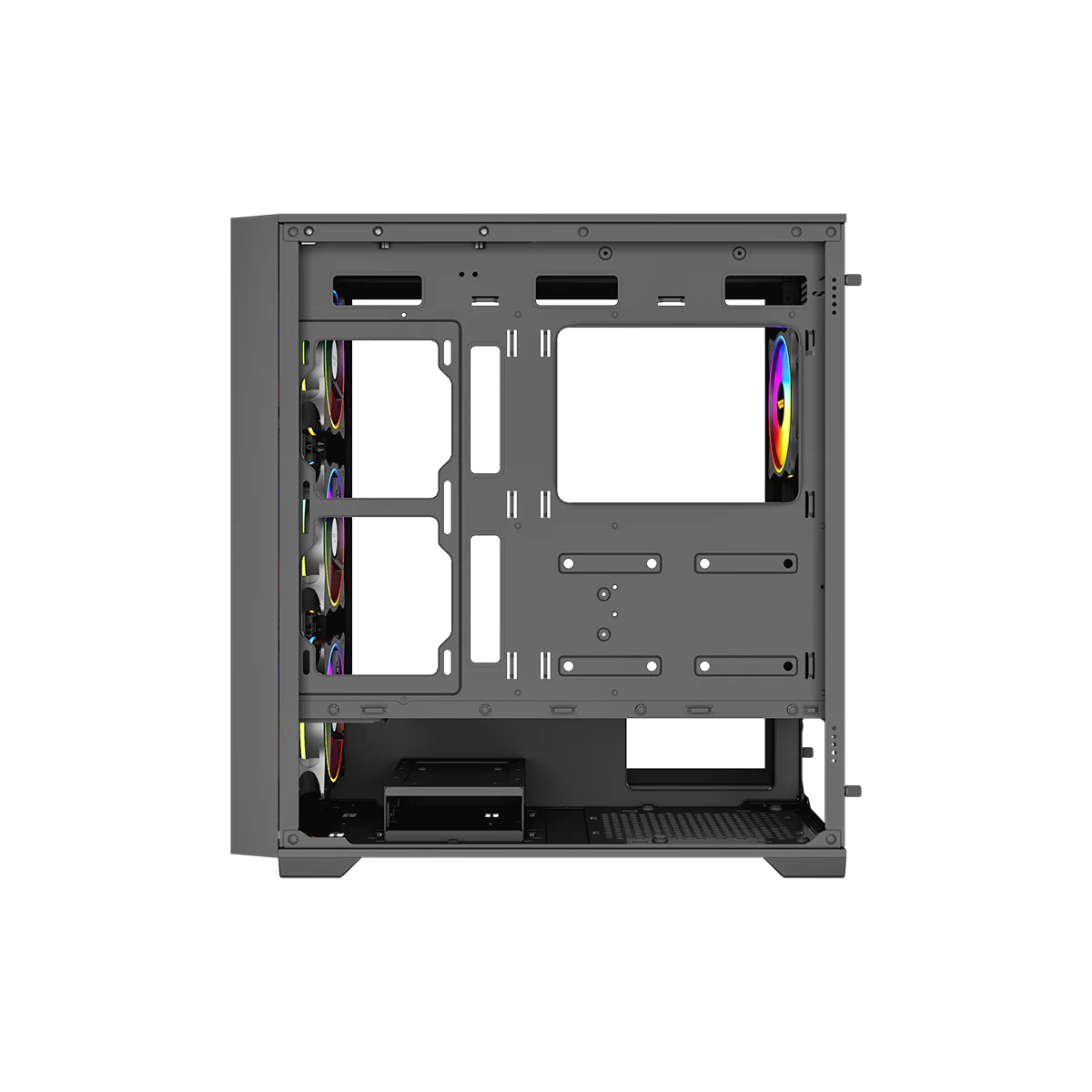 Twisted Minds Storm Rider - 04 Mid Tower Gaming Case - Black - TM-CT200-B