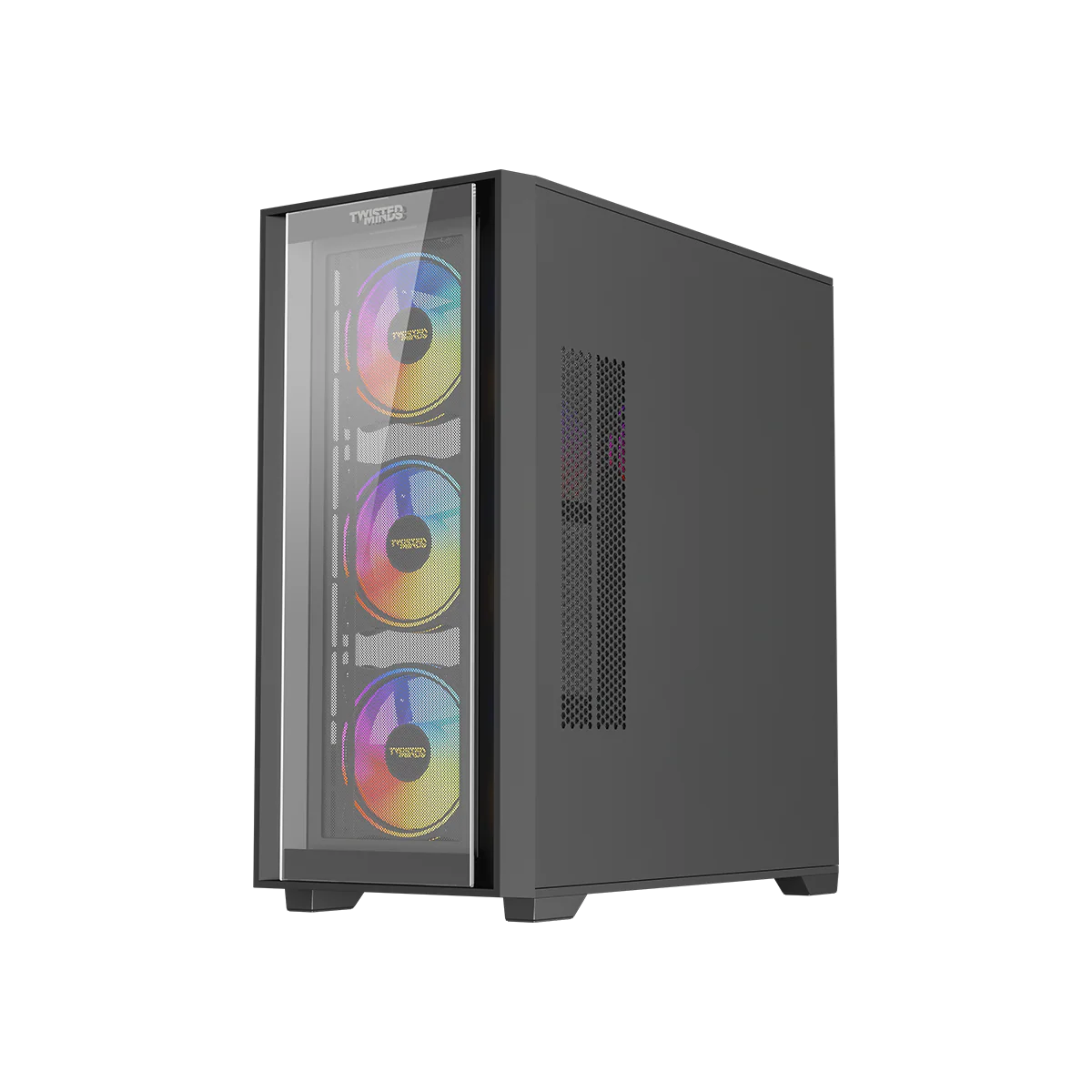 Twisted Minds Storm Rider - 04 Mid Tower Gaming Case - Black - TM-CT200-B