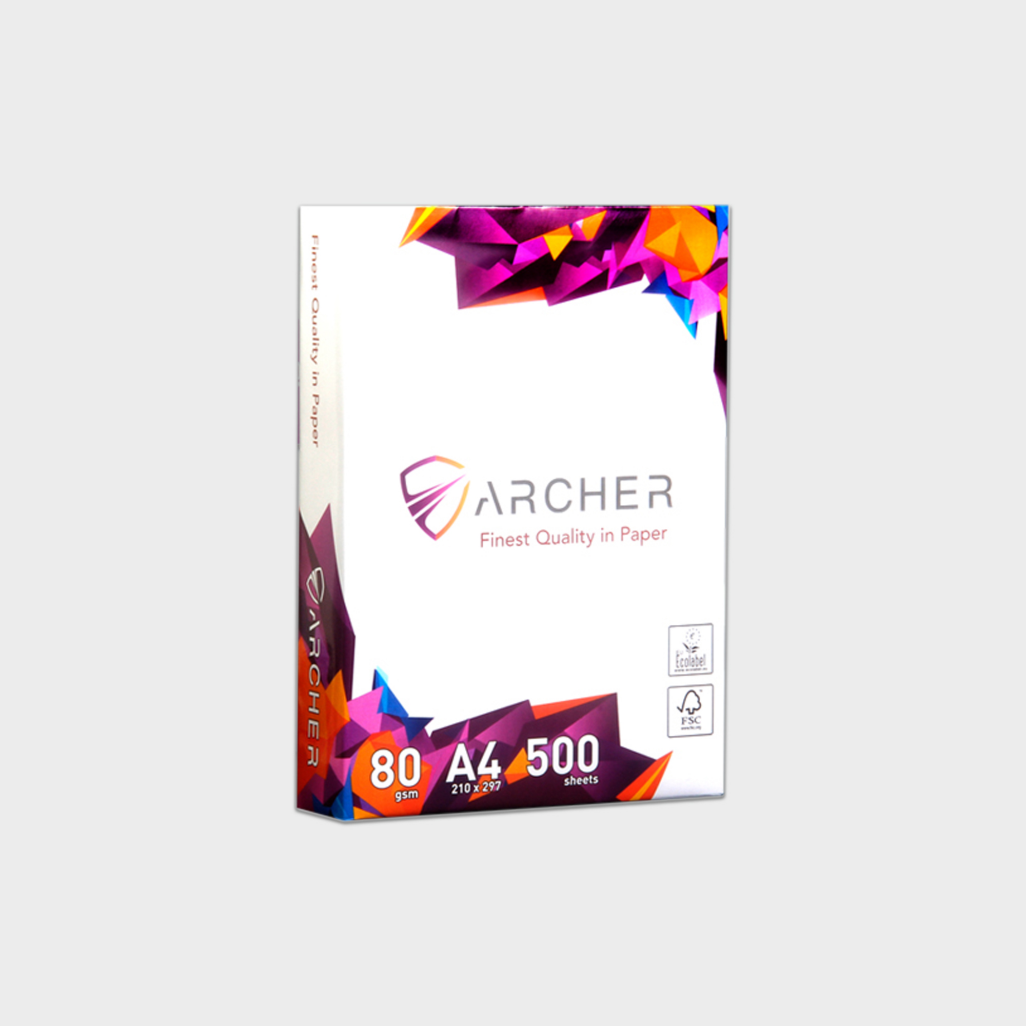 Archer A4 80 gm 5 Ream Paper Carton - 5 x 500 Sheets