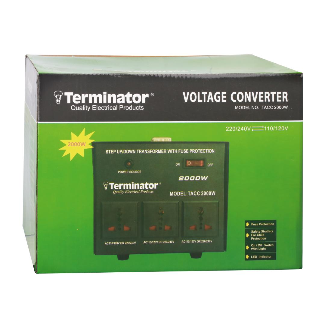 Terminator 2000W AC Voltage Converter