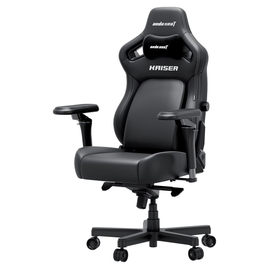 Anda Seat Kaiser 4 XL Premium Gaming Chair- Black AD12YDDC-XLL-20-B-PV/C