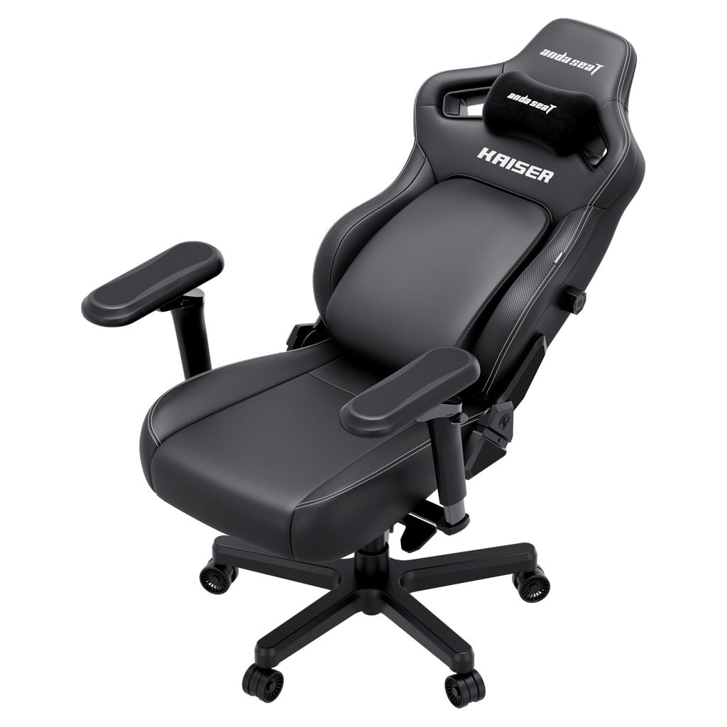 Anda Seat Kaiser 4 XL Premium Gaming Chair- Black AD12YDDC-XLL-20-B-PV/C