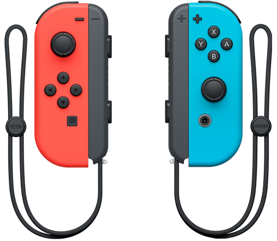 Nintendo Switch Joy Con Pair - Neon Red/Neon Blue