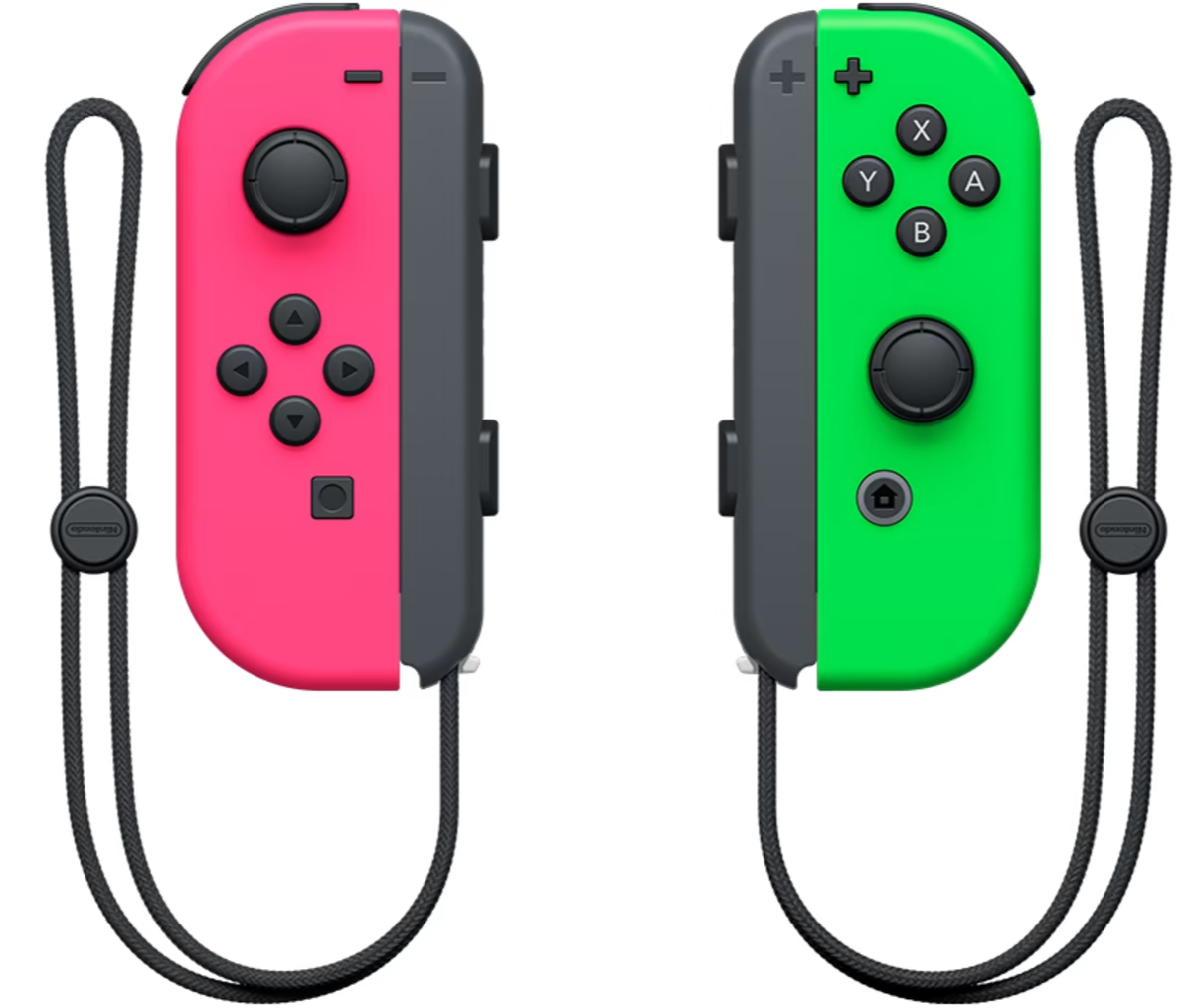 Nintendo Switch Joy Con Pair - Neon Pink/Neon Green