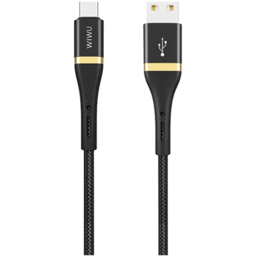 Wiwu Elite Data Cable Ed-102 2.4A USB To Micro USB 2M – Black