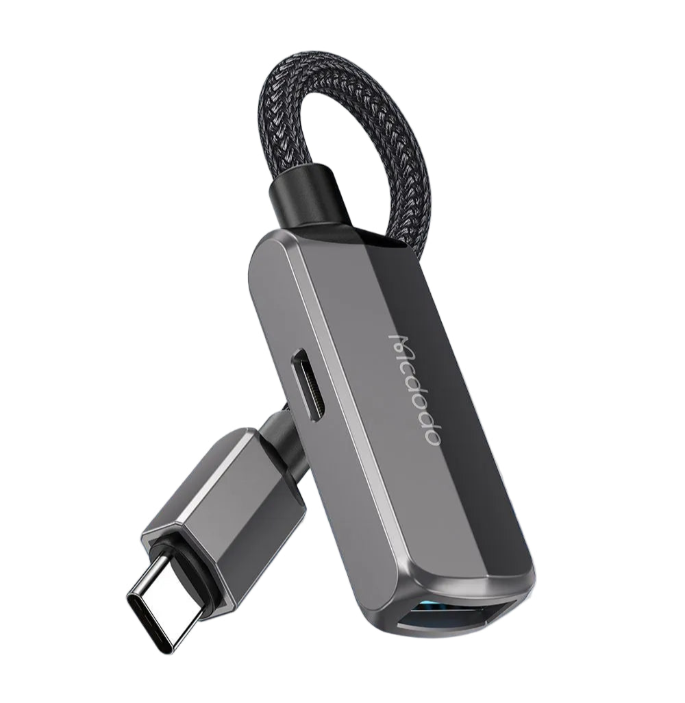 Mcdodo 2 in 1 60W Type-C to Type-C & USB-A Adapter - CA-283