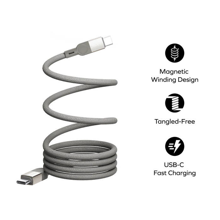 Momax Mag.Link Magnetic USB-C to USB-C Cable 100W 1m