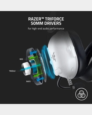 Razer BlackShark V2 X Wired Gaming Headset |White