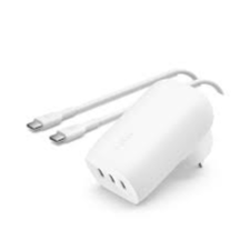 Belkin 3 Port Usb-c® Wall Charger With Pps 67w + Usb-c To Usb-c Cable