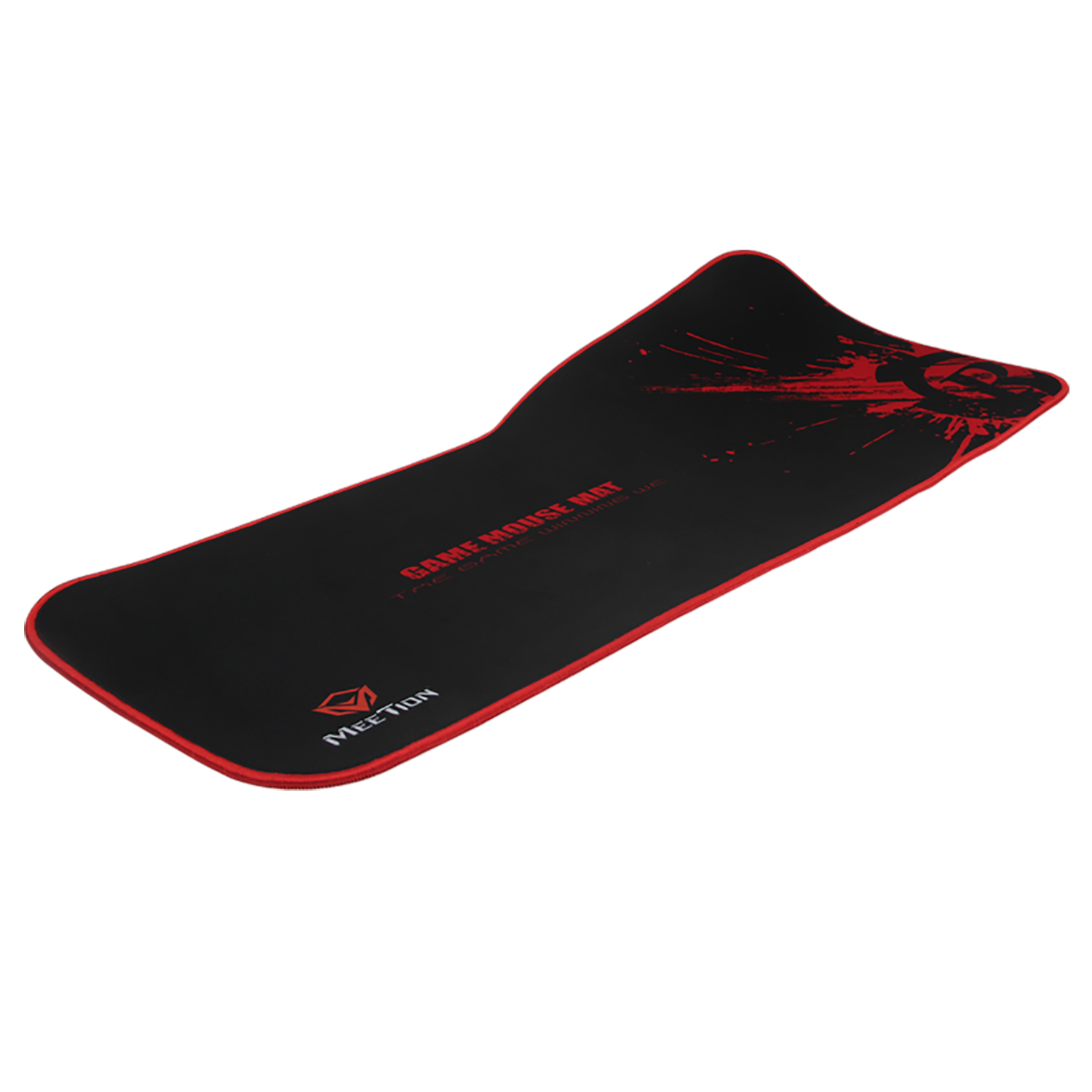 Meetion Mt-P100 Longer Rubber Square Gaming Mouse Pad - Black