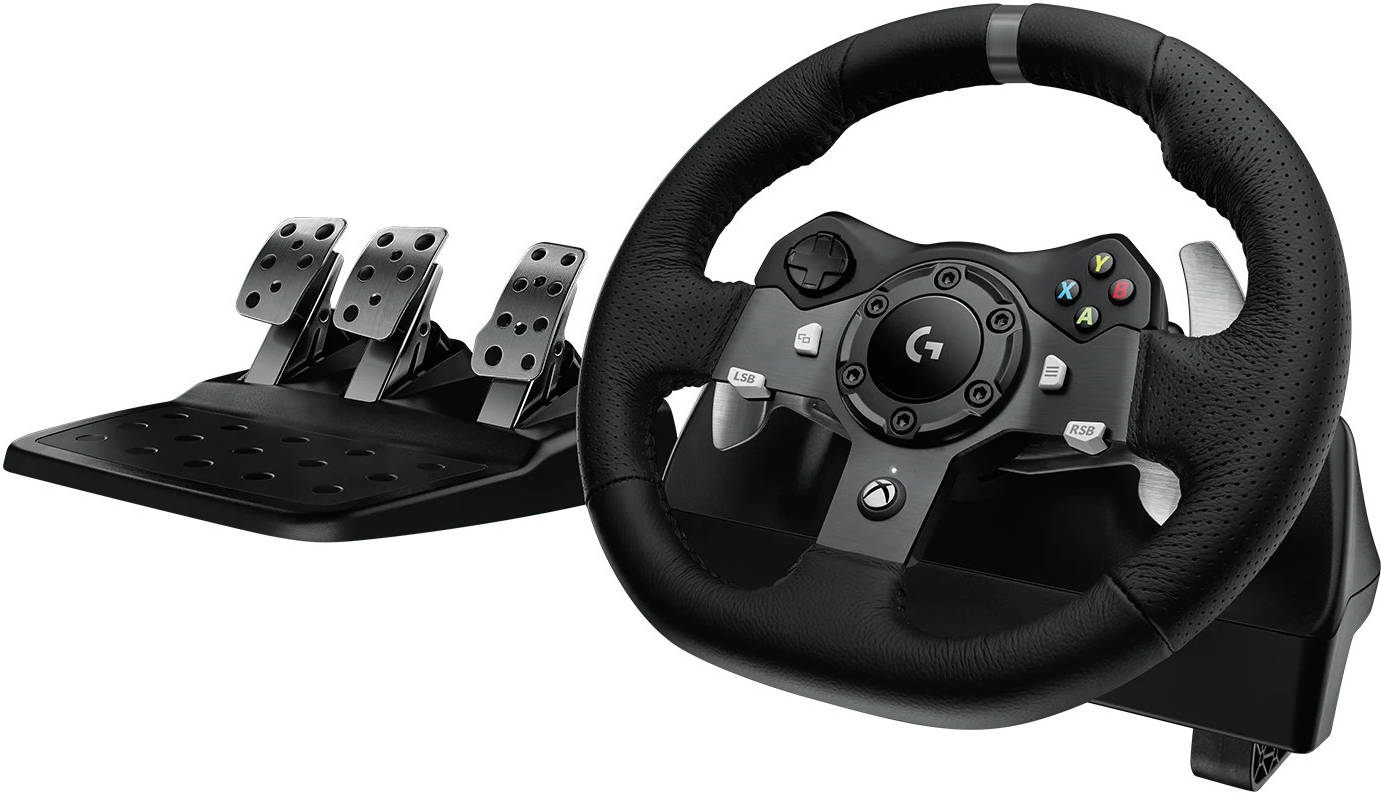Logitech G920 Driving Force Racing Wheel & Floor Pedals -  Xbox Series X|S, Xbox One, PC, Mac